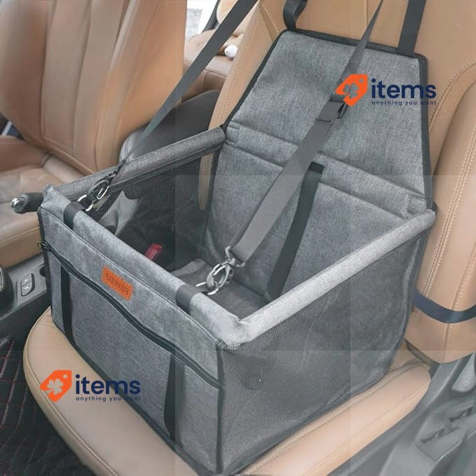 SWIHELP Dog Car Seat With PVC Support Pipe Foldable Small Pets Puppy Cat Travel