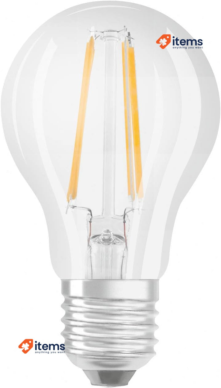 Osram LED Base Classic A Lamp, Socket: E27, Warm White, 2700 Kelvin