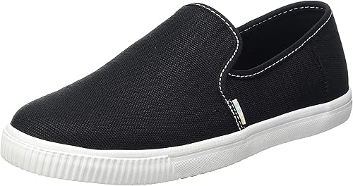 TOMS Clemente Sneaker for women, Black, 35.5 EU