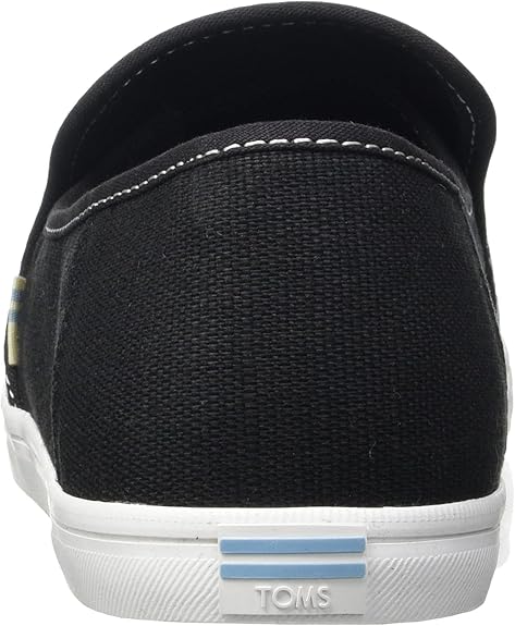 TOMS Clemente Sneaker for women, Black, 35.5 EU