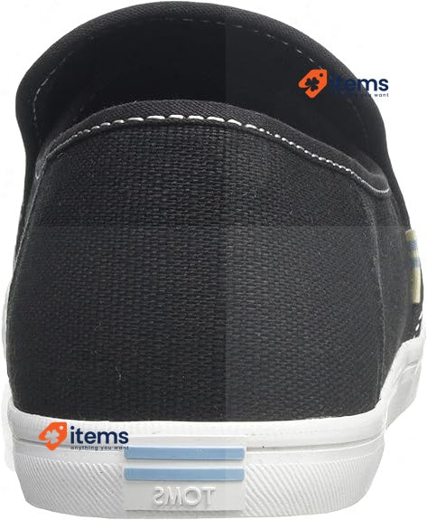 TOMS Clemente Sneaker for women, Black, Size 3 UK, 35.5 EU TOMS Women's