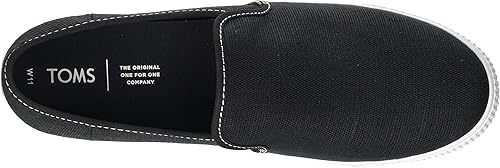 TOMS Clemente Sneaker for women, Black, 35.5 EU
