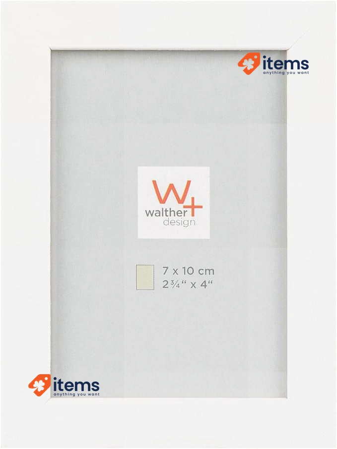 walther Design Picture Frame Polar White 7x10cm Peppers Wooden Frame