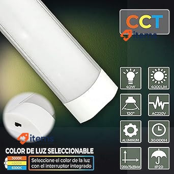 LED ATOMANT Built - In Light 120 Cm 40 W Cool White 120CM 40W K Lumen Built-in