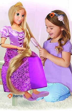 Disney Tangled Princess Rapunzel 32" Playdate Doll Multicoloured One Size