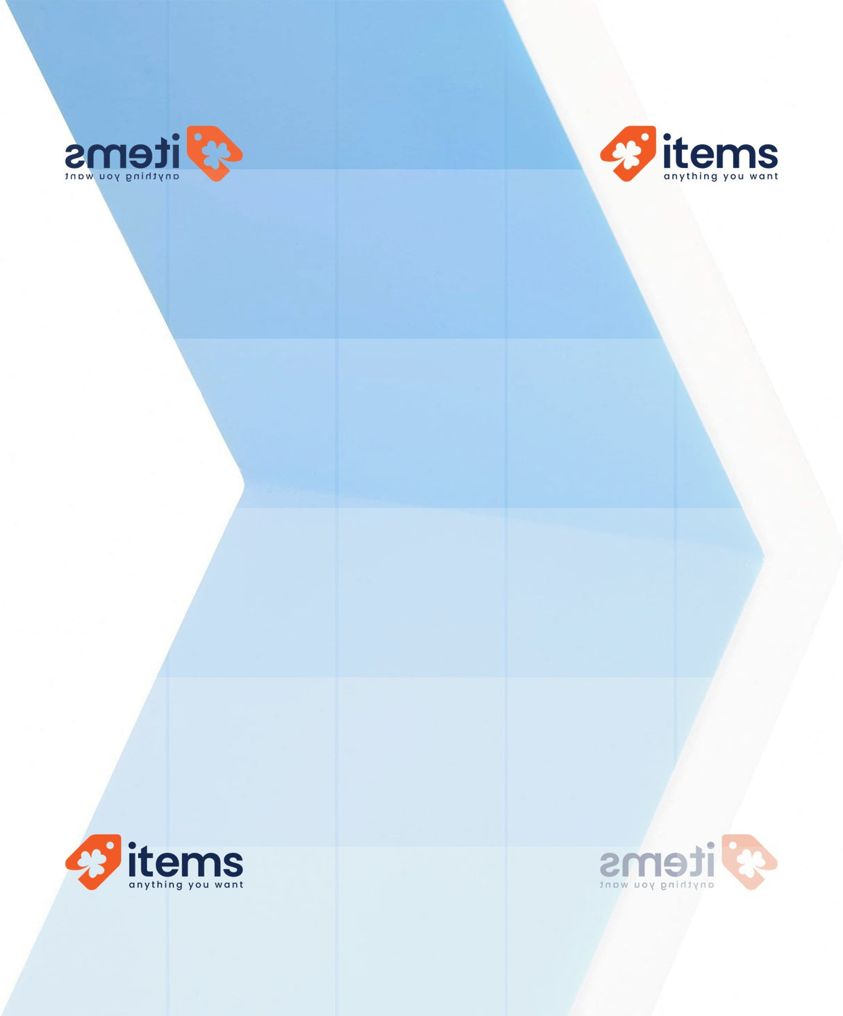 Relaxdays Hexagonal Wall Shelf White/Blue 3 Units