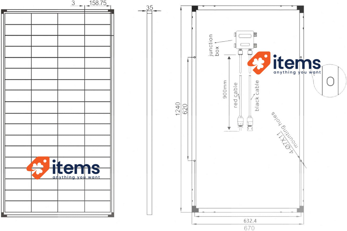 Enjoy Solar PERC Mono 150W 12V Solar Module Photovoltaic Module