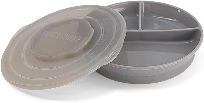 Twistshake Baby Plate with Airtight Lid | BPA-Free Baby Weaning Plate