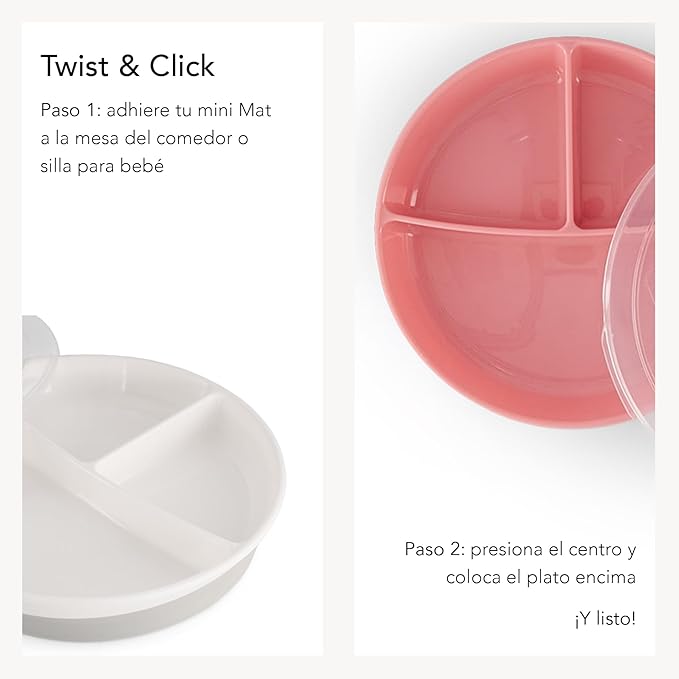 Twistshake Baby Plate with Airtight Lid | BPA-Free Baby Weaning Plate