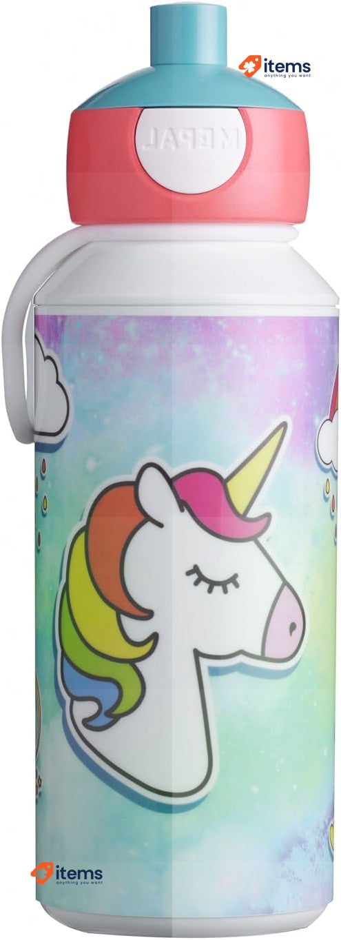 Mepal - Drinking Bottle Pop-Up Campus - Drinking Bottle 400ml - Unicorn