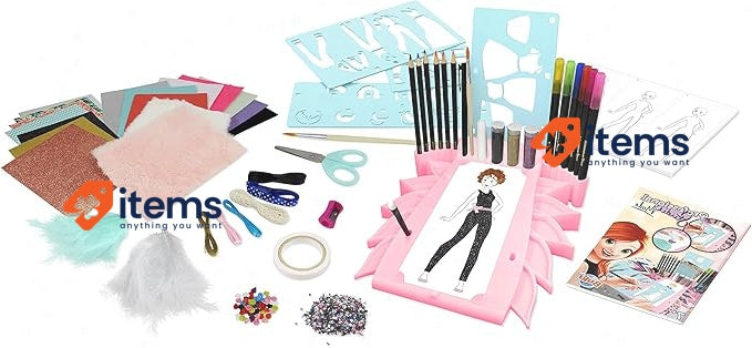BUKI France 5408 Professional Studio Mode Fashion Designer Kit Create Design