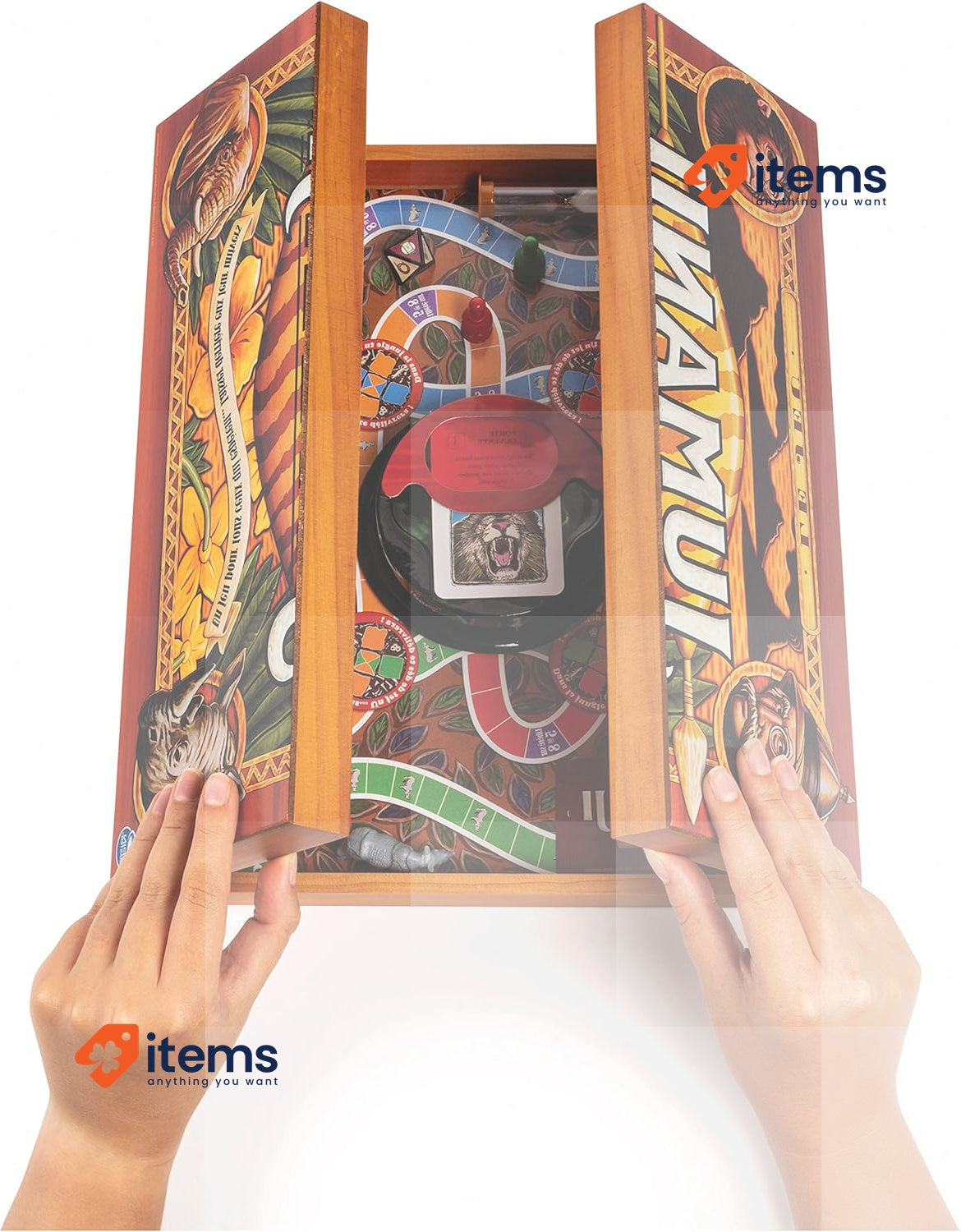 Cardinal Games Deluxe Wood Jumanji Classic Retro ’90s <p>A game for those who