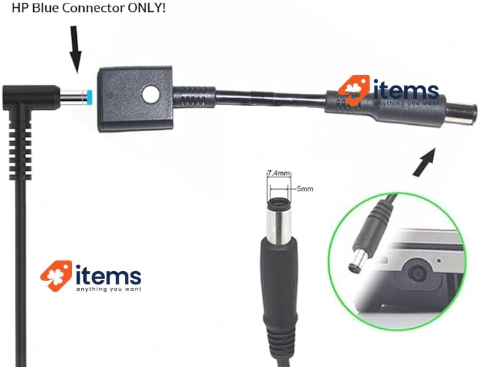 Helpers Lab Laptop Charger Adapter Power Supply Tip Connector Converter For AC