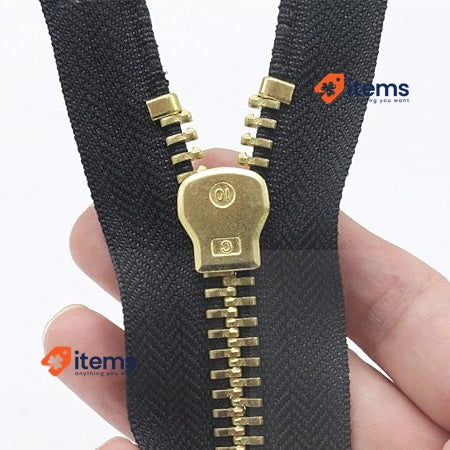 Yahoga #10 30 Inch Brass Separating Jacket Zipper Y - Teeth Metal Heavy Y-Teeth