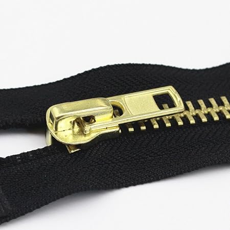 YaHoGa #10 30 Inch Brass Separating Jacket Zipper Y-Teeth