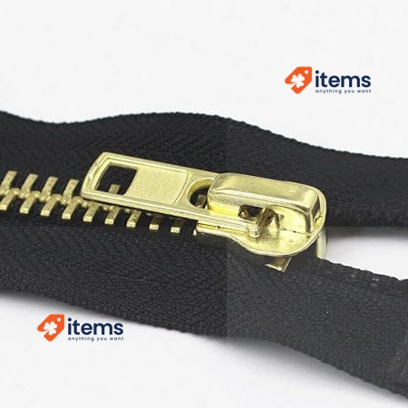 Yahoga #10 30 Inch Brass Separating Jacket Zipper Y - Teeth Metal Heavy Y-Teeth