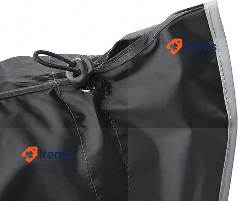 HUNTER Dog Coat Uppsala Rain Coat, Size 30, Black to Keep your Dog Dry