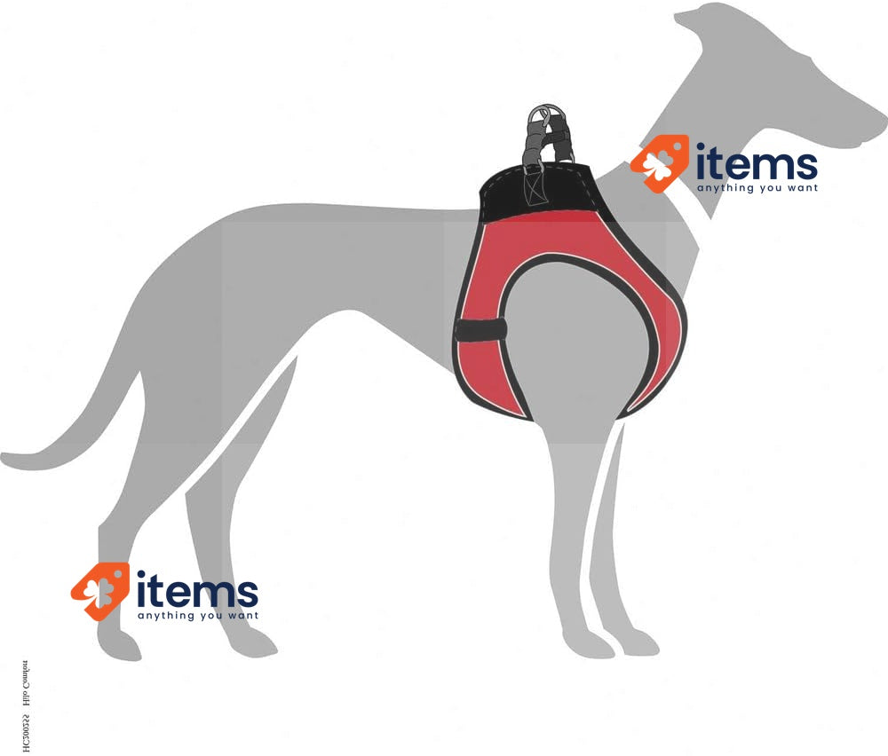 Hunter Wire Harness Comfort S-M Red Easy To Put On 3M Reflective Elements