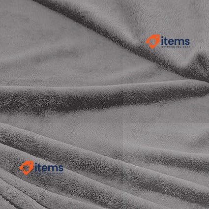 Amazon Basics - Cuddle Cloth, Embossing Pattern, Grey, 150 X 200 Cm Fleece Throw