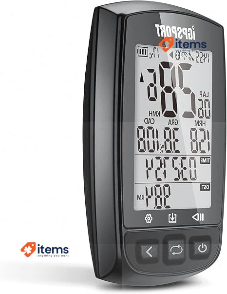 iGPSPORT Bicycle Computer GPS ANT+ Function iGS50E Speedometer Black Wireless