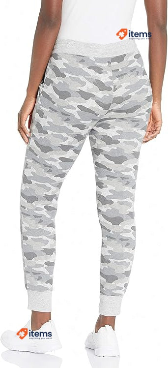 Amazon Essentials Women's Fleece Jogger Sweatpant Light Grey XL Cuffed Jogging
