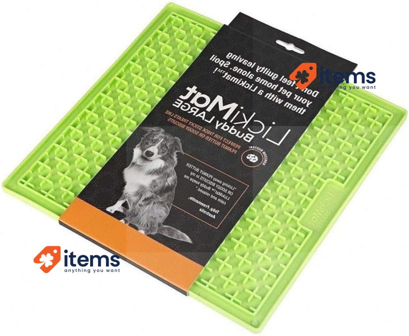 Lickimat Buddy Large - Green Orange Or Dishes Feeders Fountains