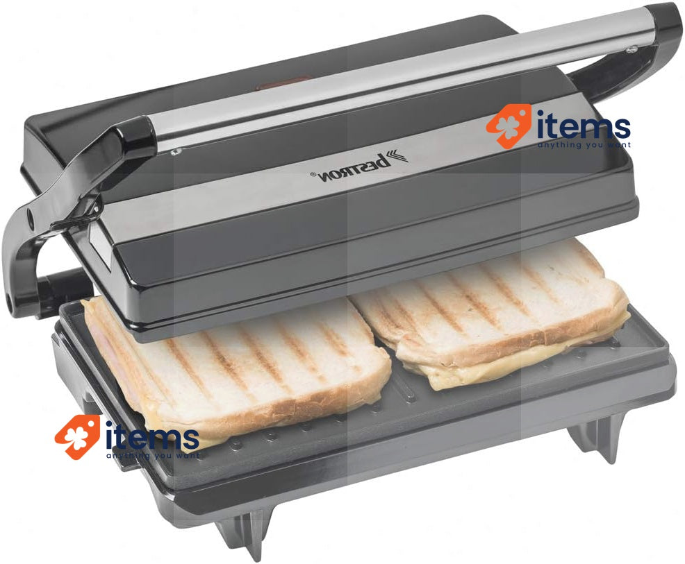 Bestron Contactgrill, 700.0 Watts, Classic Style, 1.48 kg, 240.0 Volts, Griddle