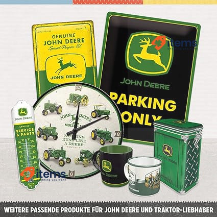 Nostalgic-Art 43208 - John Deere Quality Farm Equipment Enamel Mug 360ml Retro