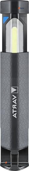 Varta Flex Telescope Work Light - 2‑in‑1 Spotlight & Area Light, IP54, Uses 4×AA