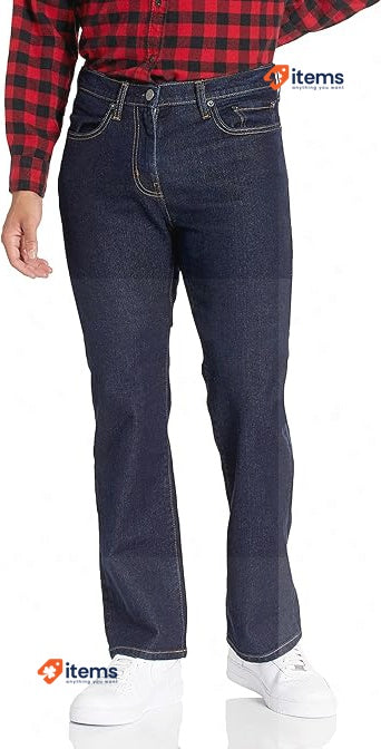 Amazon Essentials Men's Straight Leg Bootcut Jean Blue 38W/32L - 38 W 32 L Jeans