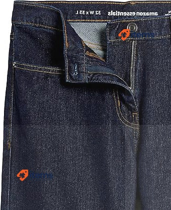 Amazon Essentials Men's Straight Leg Bootcut Jean Blue 38W/32L - 38 W 32 L Jeans