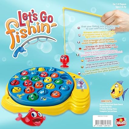 Goliath Let's Go Fishing Original Fishing Game for children, More than 3 years