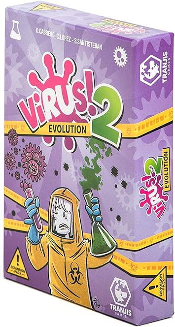 Tranjis Games VIRUS! 2 Evolution (Expansion) Card Game 8 to 99 Year (TRG-12evo)