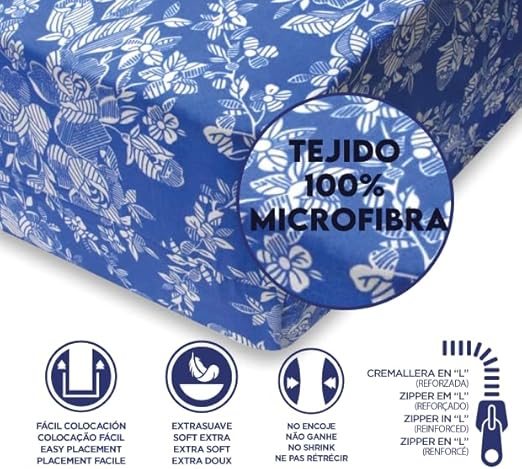 Degrees Home - Mattress cover 135 cm Blue