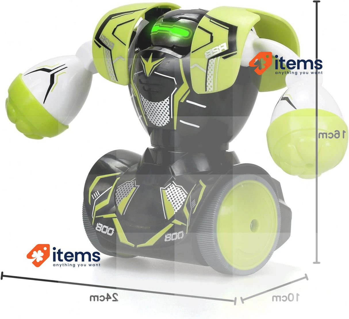 YCOO 54321 Twin Pack by Silverlit, Remote-Controlled Robots 45.7 x 45.7 cm