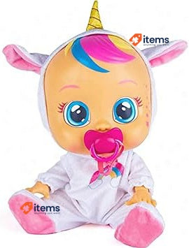 CRY BABIES Fantasy Deamy | Interactive Baby Doll - Toy for Kids +18 Months