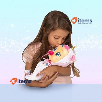 CRY BABIES Fantasy Deamy | Interactive Baby Doll - Toy for Kids +18 Months