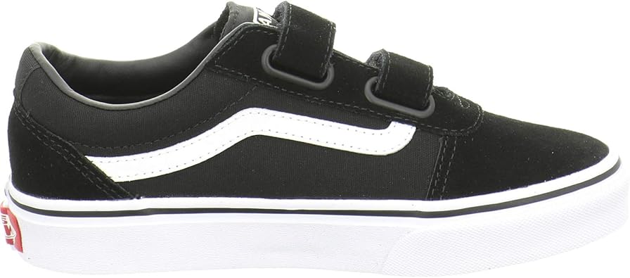 Vans Ward V BasketsMixte Atheletic Sneakers Suede Canvas Black White 34 EU