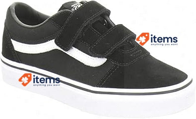 Vans Ward V Unisex Kid s Sneaker / Trainers, Black, Size UK 10 (EU 27) White