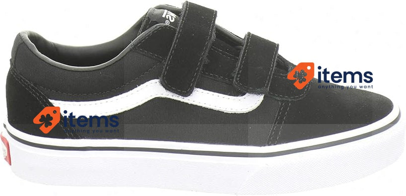 Vans Ward V Unisex Kid s Sneaker / Trainers, Black, Size UK 10 (EU 27) White