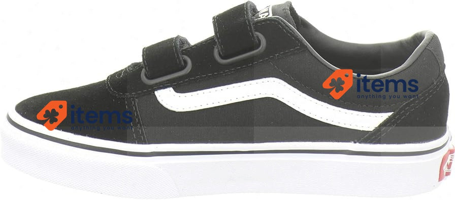 Vans Ward V Unisex Kid s Sneaker / Trainers, Black, Size UK 10 (EU 27) White
