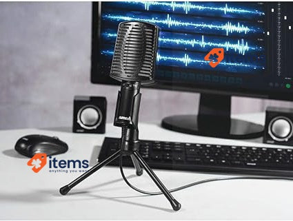 Hama | Mic - USB Allround Microphone For PC And Notebook USB,Black Mic-USB