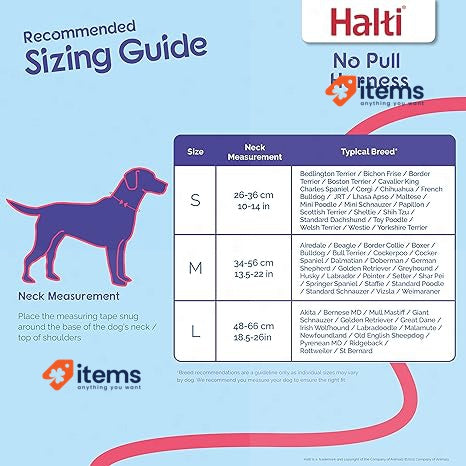 HALTI Anti - Tipper Harness To Prevent Your Dog From Pulling The Strap Halti No