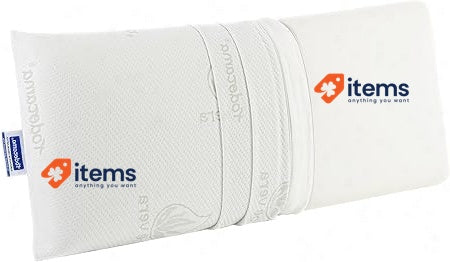 Todocama Aloe Vera Memory Pillow, 2 Pack, 70cm White