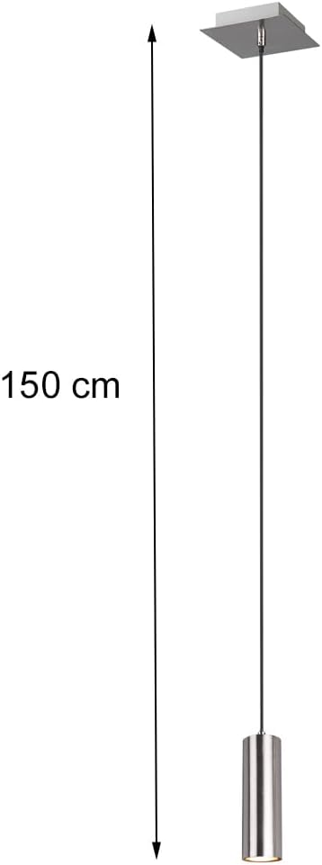 Trio Leuchten Marley 312400107 Pendant Light Metal Matt Nickel