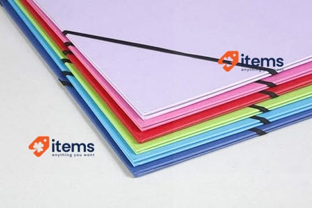 Clairefontaine - Art Folder - Red Colour, Suitable for 50x65cm Sized Documents