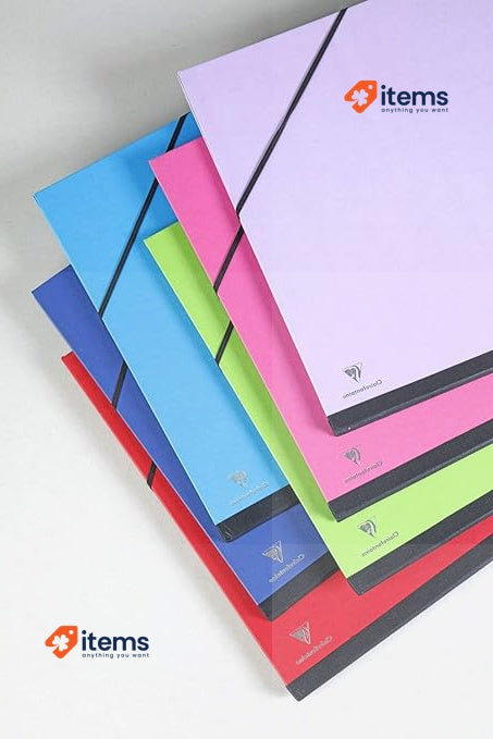 Clairefontaine - Art Folder - Red Colour, Suitable for 50x65cm Sized Documents