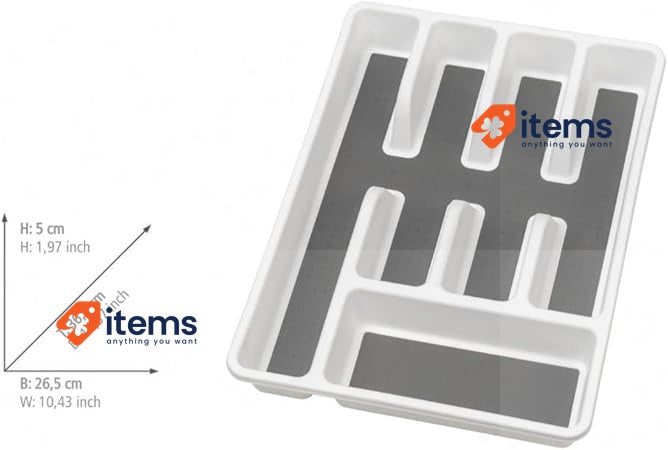 Wenko Drawer Insert/Cutlery Tray, White, 26,5 X 36,5 5 Cm Adidas adidas Wenko