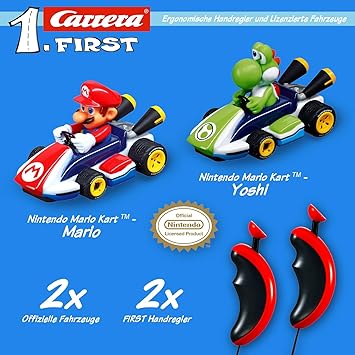 Carrera First Nintendo Mario Kart™ Race Track Set for Toddlers 2.4 m Electric