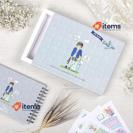 Happymots Photo Album Communion Child 22 Cm X 15 Grey Children S Signature Book